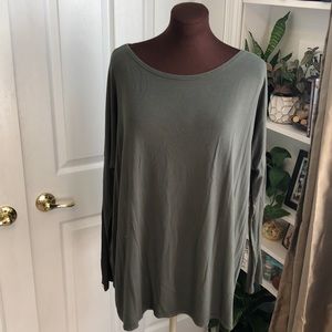Green Piko Long-Sleeve Shirt